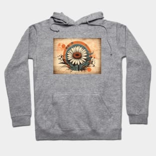 Daisies Flora Vintage Since Established Old Retro Hoodie